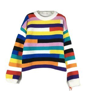 ✅️Lego X Target Toddler Mix Stripe Long Sleeve Sweater 3T Multicolor